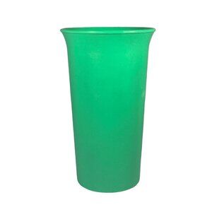 Vintage Tupperware Bell Tumbler, Green Juice Cup #2874A-6  70's